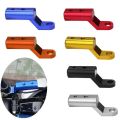 Aluminum Extender Bracket for Motorcycle Scooter ATV Rearview Mirror Mount Extension Bracket for Fixing Spotlight Phone Holder. 