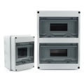IP65 Waterproof Distribution Box HT-5/8/12/15/18/24 WAY ABS Plastic Outdoor Electrical Junction Box PV Comniner Enclosure.