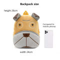 Cute cartoon animals school bags for Kindergarten kids backpack boys girls plush backpack.