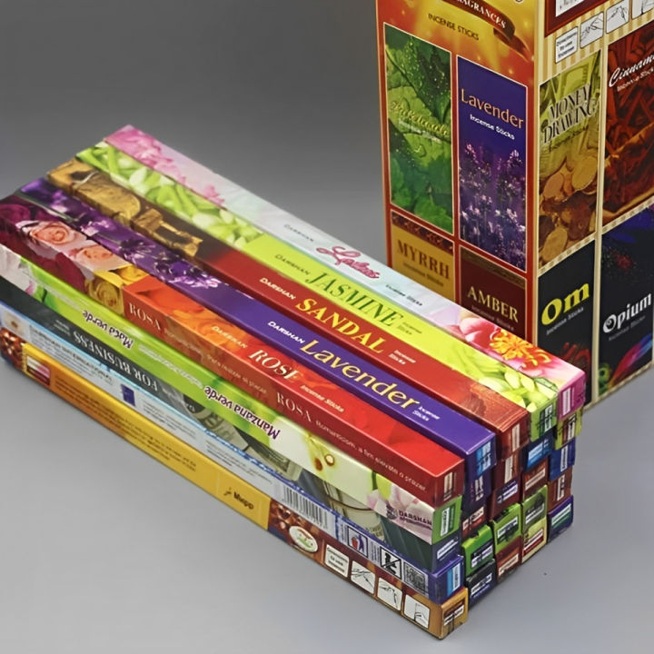 Darshan%20Incense%20Square%20Collection%20-%2025%20Assorted%20Fragrance%20Agarbatti%20Sticks,%20Long-Lasting%20Aromatic%20Experience%20-%20Image%203