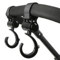 Baby Stroller Hooks plastic Buckles Clips Carabiner Multifunction Household Trolley Diaper Bag Organizer Hook Pram Hanger.