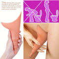 Ladies portable outdoor emergency standing urinal female silicone urinal Adult Piss Urine Bags For Car Travel Camping Pee Handy. 