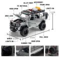 1:24 Mercedes-Benz BRABOS G550 4X4 modified alloy off-road vehicle Diecast model. 