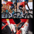 AhyKa Aerodynamic Water Bottle Set Big Capacity Food Grade Bottle With Ultralight Bottle Cage BikeFrame Down Tube WaterKettle .