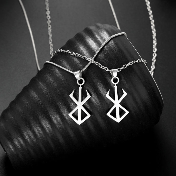 Game Berserk Behelit Badge Logo Sign Brand Of Sacrifice Sword Stainless steel Keychain Pendant Cosplay Props Accessories s