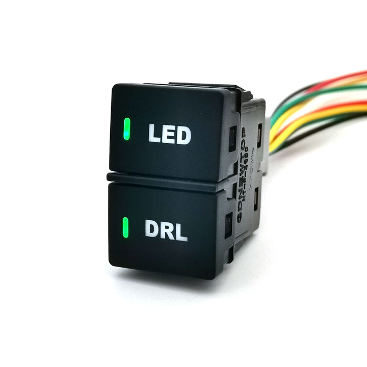 1%20PC%20Car%20Power%20LED%20Light%20Front%20Rear%20Fog%20Lamps%20Music%20Mirror%20Heating%20Dual%20Control%20On%20Off%20Dual%20Switch%20Button%20with%20Wire%20for%20Honda%20-%20Image%207