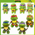 New 12/26cm Ninja Turtles Plush Dolls Anime Game TMNT Leo Raph Mike Don key ring Decoration Ornament Toys for Kids Birthday . 
