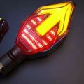 2 PCS DRL INDICATOR Tail Light Motorcycle Led Turn Signal Flasher for Any Bike. 
