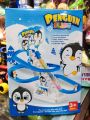 9 PCS Penguin Race Set with Flashing Lights & Music On/Off Button for Quiet Play, Jolly Penguin Slide Playset. 