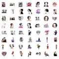 55Pcs Anime Nana Stickers DIY Stickers Scrapbooking Phone Luggage Skateboard Waterproof Decals.