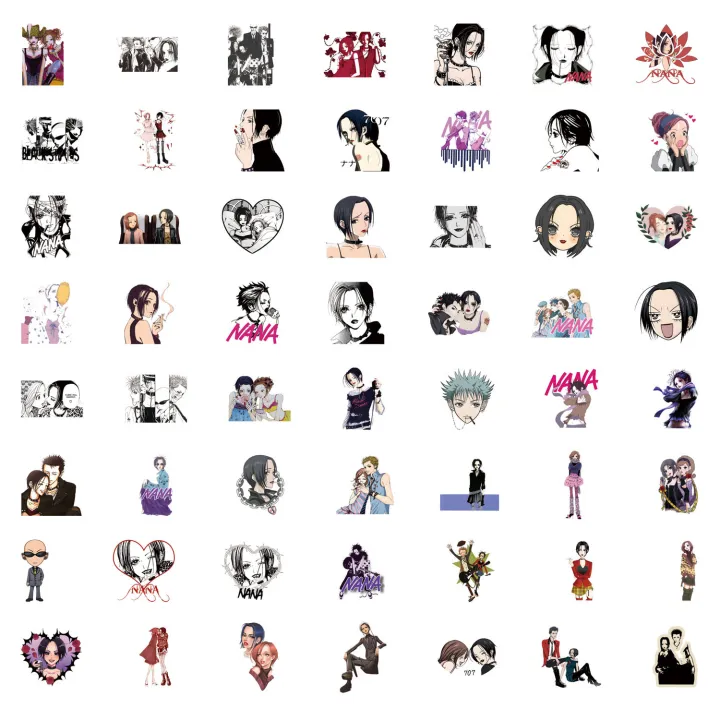55Pcs%20Anime%20Nana%20Stickers%20DIY%20Stickers%20Scrapbooking%20Phone%20Luggage%20Skateboard%20Waterproof%20Decals%20-%20Image%205