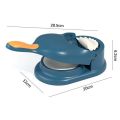Pack of 2 | 10-Piece Multi-Function Spit Bone Plate Set + 2-in-1 Dumpling & Samosa Maker | Premium Food-Grade Kitchen Set (Random Color). 