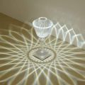 Rechargeable RGB 16 Colour Crystal Daimond Table Lamp.