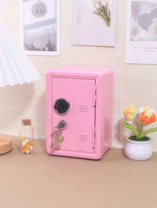 Mini Lockable Key Box Home Mini Safe - Small Lockable Storage Box With Combo & Key, Protects ...
