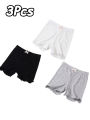 3 Pcs/Pack Summer Girls Shorts Kids Safety Pants Adorable Underwear Clothes Children's Cute Bow Short Underpants for Young Girls.