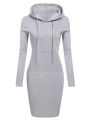 Ladies Dress Autumn Women Hooded Dresses Hoodies Women Sweatshirts Women Hoodies Dress Tops Ladies Clothing.
