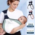 Baby sling carrier adjustable baby holder mobile sling baby carrier. 