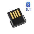 USB Bluetooth 5 1 Dongle 5.1 Driver Free Adapter Usb Bluetooth Receiver BT Transmitter aptx Mini Adapter for Windows 7/8/8.1/11. 