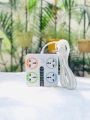Multi-function Power strip or Three shoo extension socket with (4 Usb + 1 C-Type) with 3 meter cooper wire.. 
