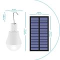 LED Solar Light Bulb Portable 5V USB/Sunshine Charging Outdoor Camping Hanging Shed Lamp Tent Fishing Night Emergency Lighting. 