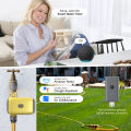 Garden Irrigation Water Timer Zigbee Smart Timer Valve Programmeable Watering Control Irrigation Sprinkle Timer for Planting. 
