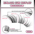 GROINNEYA Lash Clusters Cat Lashes Winged End Eye Elongated Eyelashes Eyelash Clusters Kit DIY at Home Eyelash Extensions.