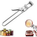 Multifunction Stainless Steel Jar Lid Opener Adjustables Can Bottle Opening Tool Home Kitchen Manual Labor-Saving Opener Gripper. 