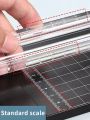Double Sided Cutting A4 Paper Cutter Small Mini Paper Cutter STUDENT'S Hand Made Ledger Cutting Photo. 