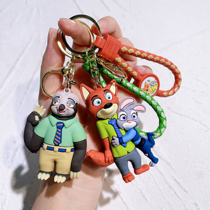Zootopia%20Keychain%20Set%20Judy&%20Nick%20Wilde%20PVC%20Figure%20Keychain,%20Disney%20Movie%20Character%20Key%20Ring,%20Animal%20Cartoon%20Bag%20Charm%20%20-%20Image%204