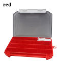 Six color single-layer inserted bait box, large four grid lure storage box, tool multifunctional fishing gear box. 
