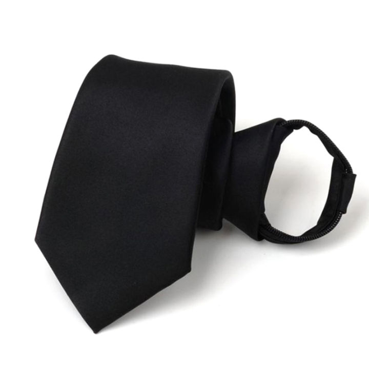 Black%20Clip%20On%20Men%20Tie%20Security%20Ties%20For%20Men%20Women%20Unisex%20Tie%20Clothing%20Necktie%20Funeral%20Doorman%20Steward%20Black%20Tie%20Matte%20Black%20G2E5%20-%20Image%204