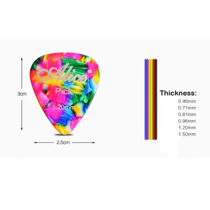 Alice%20Guitar%20Pick%20%7C%20Celluloid%20Guitar%20Pick%20For%20Acoustic%20Electric%20And%20Bass%20Guitar%20%7C%20Multicolour%20-%20Image%206
