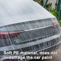 SEAMETAL Disposable Car Cover Indoor Dustproof PEVA Car Cover Transparent Soft Scratch-Free Auto Exterior Protector Universal. 