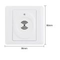 Wall Mount Voice Light Sensor Switch Sound & Light Controlled Delay Switch 
250V.. 