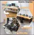 ARTSOLE 48-Inch Heavy Duty Computer Desk | Gaming & Office Table | Waterproof Wooden Top | Metal Frame with Bookshelf | Study & Workstation Table. 