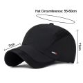Waterproof Cotton Quick Dry Baseball Cap Snapback Hats Mesh Sun Hat.