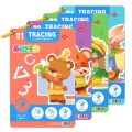 Toddler Pen Control Training Workbook Baby Magical Tracing Practice Copybook Reusable Writing Drawing Educational Picture Books. 