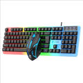 GTX350 Gaming Keyboard Mouse Combos Computer Laptop Backlight Gamer Kit LED Wired Usb Keyboard GTX350 Set-Black. 
