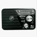 Radio - All in One Portable Radio Rechargeable FM - AM - SW Portable World Bands Receiver MP3 USB - Memory Card - AUX Supported. 