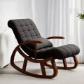 Chittagong segun wood super relax Rocking chair with a cushion: ARK-26. 