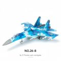 1/72 Creative  Series Sukhoi Su-27 Flanker Jet Building Blocks Set Multi-Role Fighter Model DIY Toys For Boys Xmas . 