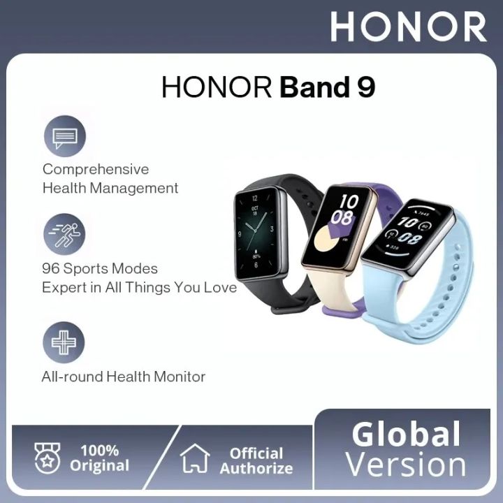 Honor Band 9 Huawei | 1.57 AMOLED 60Hz Display| 14 days Battery with 96 Workout Modes