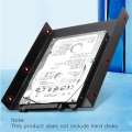 2.5 to 3.5 Inch Metal SSD/HDD Adapter Bracket with SATA for PC Case & Mobile Use - Portable Hard Drive Mounting Kit. 