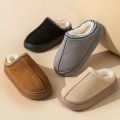 New Fashion Fluffy Platform Slippers for Women 2025 Winter Plush Warm Cotton Shoes Woman Comfort Non Slip Unisex Home Slippers. 