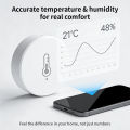 Zigbee 3.0 Smart Temperature & Humidity Sensor for Tuya/Smart Life APP Remote Control For  Alexa Cozy Home Essentials. 