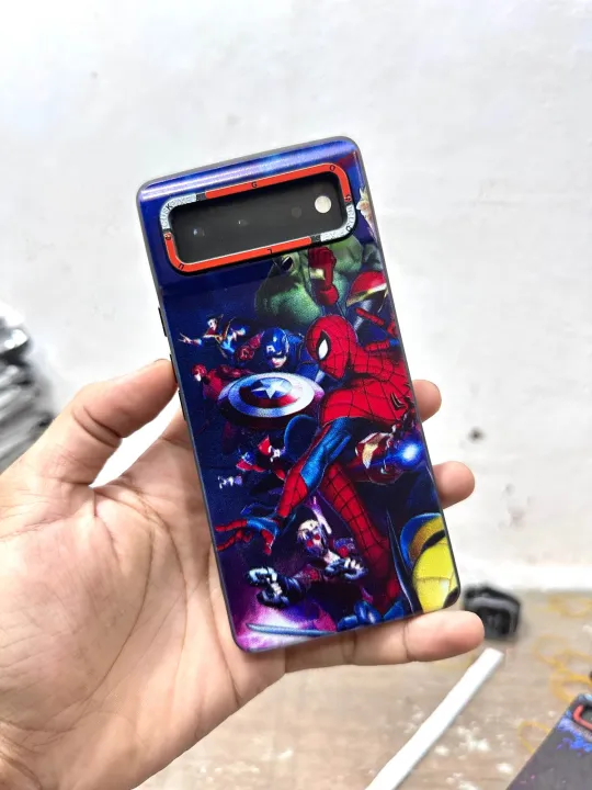 Google%20pixel%206%20matt%20finish%20graphics%20premium%20back%20cover%20-%20Image%205