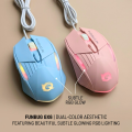 FunBug 7 Buttons Sports Mechanical Wired Gaming Mouse RGB with 4-Levels DPI Control - 7 Light Wired USB Optical Mouse with Side Buttons - Mouse with Pad for PC, Laptop, Computer, Gaming, Pubg Mobile. 