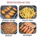 New Stackable Air Fryer Rack Non-Stick Stainless Steel Grilling Rack Airfryer Tray Grill Basket Durable Kitchen Gadgets. 
