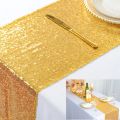 Sequin Table Runners Gold Table Runner for Party Glitter Table Runner Long Table Linens for Weddings Fall. 