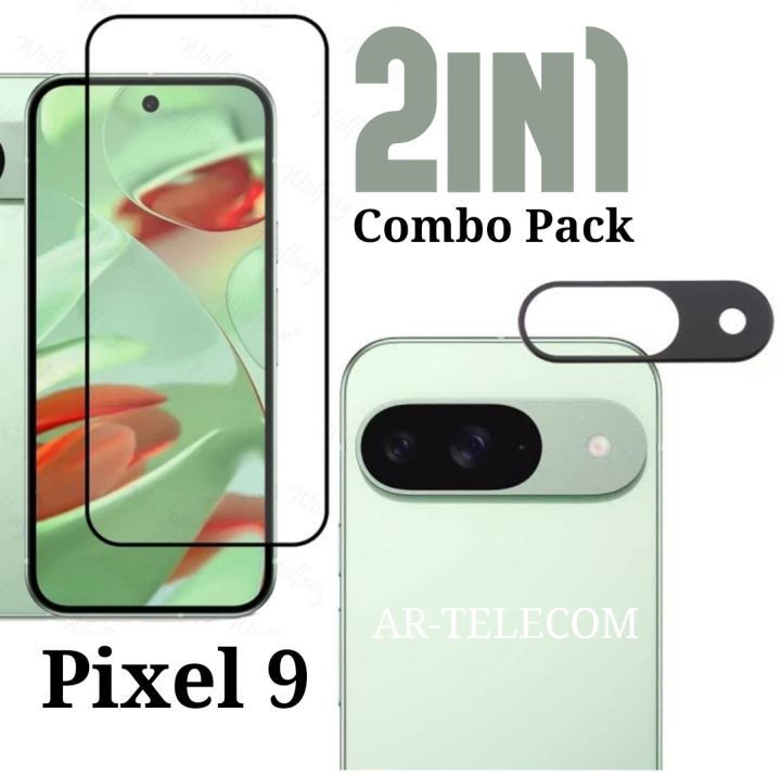 2in1 Combo pack for Google Pixel 9 5G Screen Protector and Camera Protector Glass